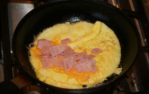 Ham & Cheese Omelets